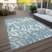 Addison Rugs Chantille Teal 2'6" x 3'10" Room Scene