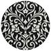 Addison Rugs Chantille Black 8'0" x 8'0" Round Collection