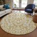 Addison Rugs Chantille Gold 8'0" x 8'0" Round Room Scene