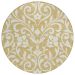 Addison Rugs Chantille Gold 8'0" x 8'0" Round Collection