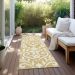 Addison Rugs Chantille Gold 2'3" x 7'6" Runner Room Scene