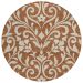 Addison Rugs Chantille Paprika 8'0" x 8'0" Round Collection