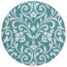 Addison Rugs Chantille Teal 8'0" x 8'0" Round Collection
