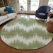 Addison Rugs Chantille Green 8'0" x 8'0" Round Room Scene