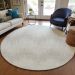 Addison Rugs Chantille Ivory 8'0" x 8'0" Round Room Scene