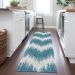 Addison Rugs Chantille Teal 2'3" x 7'6" Runner Room Scene