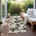 Addison Rugs Chantille Black 2'3" x 7'6" Runner Room Scene