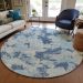 Addison Rugs Chantille Navy 8'0" x 8'0" Round Room Scene