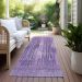 Addison Rugs Chantille Purple 2'3" x 7'6" Runner Room Scene