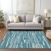 Addison Rugs Chantille Teal 9'0" x 12'0" Room Scene