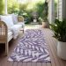 Addison Rugs Chantille Purple 2'3" x 7'6" Runner Room Scene