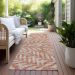 Addison Rugs Chantille Salmon 2'3" x 7'6" Runner Room Scene