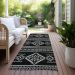 Addison Rugs Chantille Black 2'3" x 7'6" Runner Room Scene