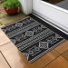 Addison Rugs Chantille Black 1'8" x 2'6" Room Scene