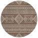 Addison Rugs Chantille Brown 8'0" x 8'0" Round Collection