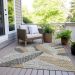 Addison Rugs Chantille Gray 9'0" x 12'0" Room Scene
