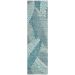 Addison Rugs Chantille Teal 2'3" x 7'6" Runner Collection