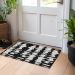 Addison Rugs Chantille Black 1'8" x 2'6" Room Scene