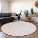 Addison Rugs Chantille Pink 8'0" x 8'0" Round Room Scene