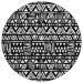 Addison Rugs Chantille Black 8'0" x 8'0" Round Collection