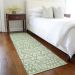 Addison Rugs Chantille Green 2'3" x 7'6" Runner Room Scene