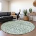 Addison Rugs Chantille Sage 8'0" x 8'0" Round Room Scene
