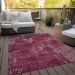 Addison Rugs Chantille Burgundy 5'0" x 7'6" Room Scene