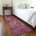 Addison Rugs Chantille Burgundy 2'3" x 7'6" Runner Room Scene