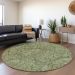 Addison Rugs Chantille Olive 8'0" x 8'0" Round Room Scene