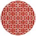 Addison Rugs Chantille Red 8'0" x 8'0" Round Collection