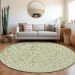 Addison Rugs Chantille Green 8'0" x 8'0" Round Room Scene