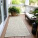 Addison Rugs Chantille Ivory 2'3" x 7'6" Runner Room Scene