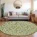 Addison Rugs Chantille Olive 8'0" x 8'0" Round Room Scene