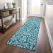 Addison Rugs Chantille Teal 2'3" x 7'6" Runner Room Scene