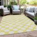 Addison Rugs Chantille Yellow 2'6" x 3'10" Room Scene