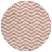 Addison Rugs Chantille Salmon 8'0" x 8'0" Round Collection