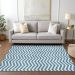 Addison Rugs Chantille Teal 8'0" x 10'0" Room Scene