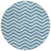 Addison Rugs Chantille Teal 8'0" x 8'0" Round Collection