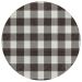 Addison Rugs Chantille Black 8'0" x 8'0" Round Collection