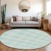 Addison Rugs Chantille Aqua 8'0" x 8'0" Round Room Scene