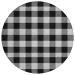 Addison Rugs Chantille Black 8'0" x 8'0" Round Collection