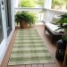 Addison Rugs Chantille Green 2'3" x 7'6" Runner Room Scene