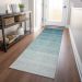 Addison Rugs Chantille Teal 2'3" x 7'6" Runner Room Scene