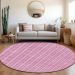 Addison Rugs Chantille Blush 8'0" x 8'0" Round Room Scene