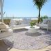 Addison Rugs Chantille Lavender 8'0" x 8'0" Round Room Scene