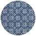 Addison Rugs Chantille Navy 8'0" x 8'0" Round Collection