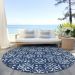Addison Rugs Chantille Navy 8'0" x 8'0" Round Room Scene
