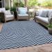 Addison Rugs Chantille Blue 2'6" x 3'10" Room Scene