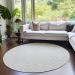 Addison Rugs Chantille Ivory 8'0" x 8'0" Round Room Scene
