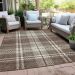 Addison Rugs Chantille Brown 8'0" x 10'0" Room Scene